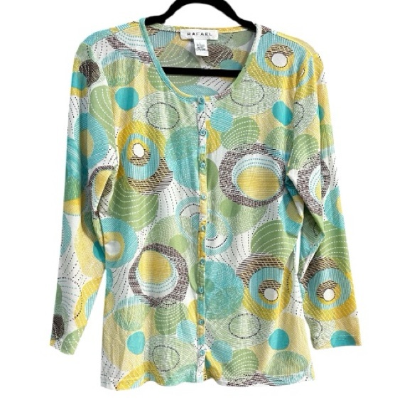 RAFAEL Multicolor Patterned Cardigan - Picture 2 of 5